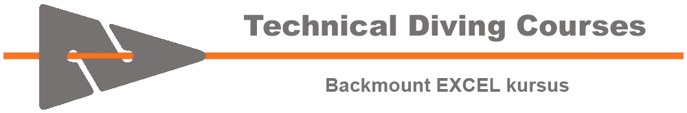 Backmount EXCEL kursus med Technical Diving Courses